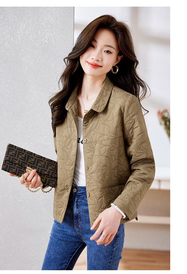 E3223 1590K ÁO KHOÁC NỮ TEMTDEI MÙA XUÂN THU ĐÔNG TRUNG NIÊN THỜI TRANG NỮ G04 SẢN PHẨM MỚI