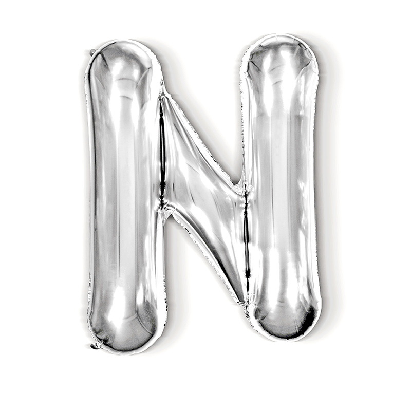 32 pulgadas 40 pulgadas 16 pulgadas inglés carta globo de aluminio fiesta de cumpleaños decoración de la boda papel de aluminio globo escena diseño
