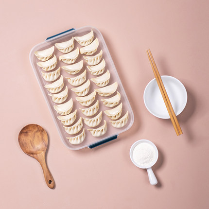 急速冷凍餃子箱冷蔵庫食品食品保存箱家庭用餃子箱多層餃子カオス保存箱|undefined