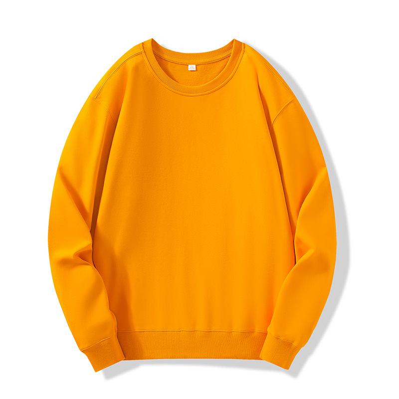 Otoño y invierno suave y cómodo algodón peinado ropa de trabajo personalizada de punto de color sólido hombro cuello collar logotipo personalizado suéter