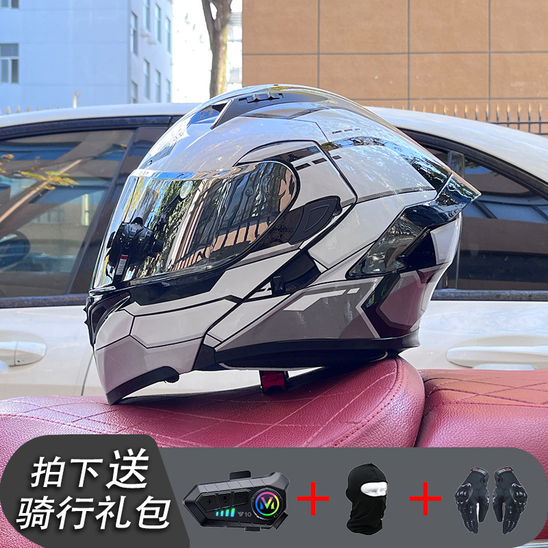 Gundam plateado con cola plateada Bluetooth Y10 chapada en plata