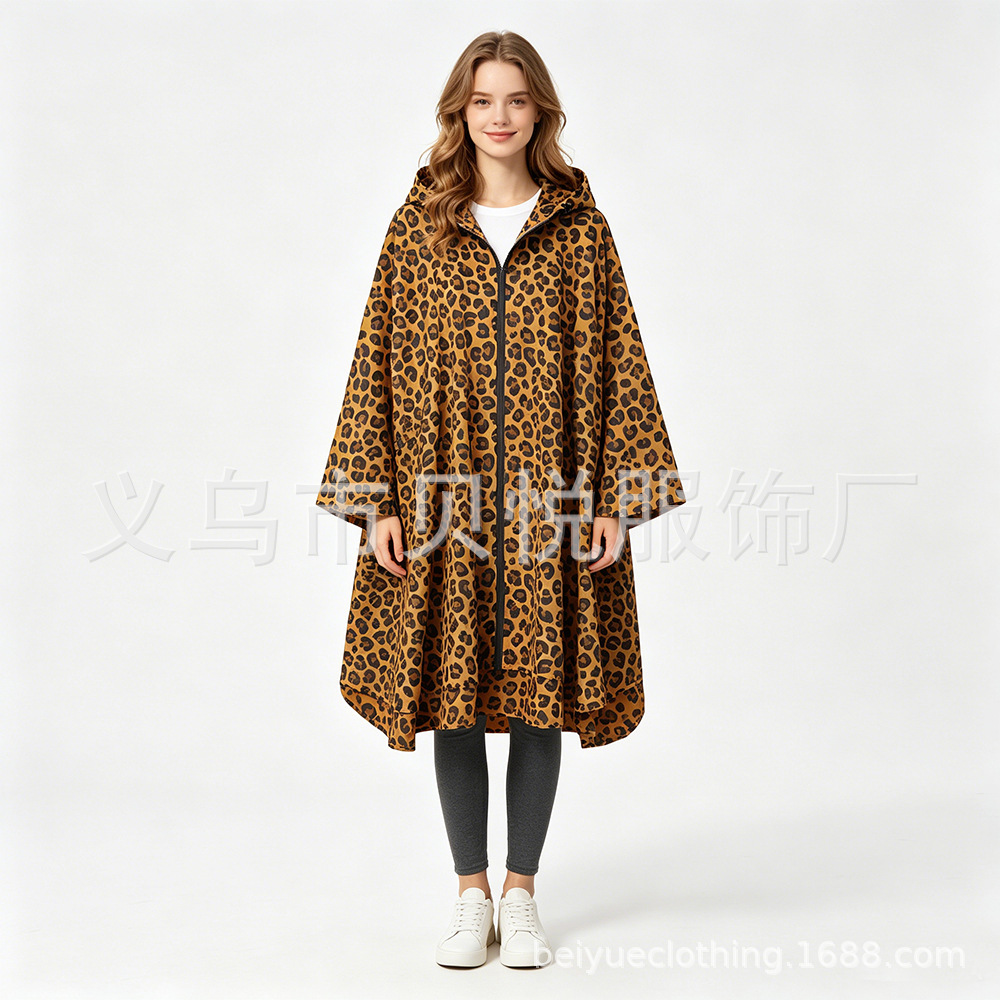 Poncho Impermeable Ligero Tipo Capa, Transpirable, para Ciclismo y Uso al Aire Libre image 45