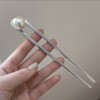 Universal Chinese hairpin, metal advanced hairgrip from pearl, simple and elegant design, high-quality style