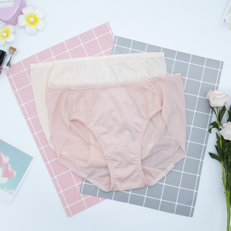Mid-Waist Seamless Underwear Women's export Korea foreign trade original single tail sexy comfortable underwear thin briefs summer