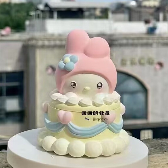 중형 멜로디 보관 용기 12cm 컬러링 세트 포함