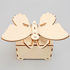 Hand-cranked Butterfly Science Kit for Kids, Educational Experiment Toy, DIY Craft Materials Set for Primary School Students, Wholesale