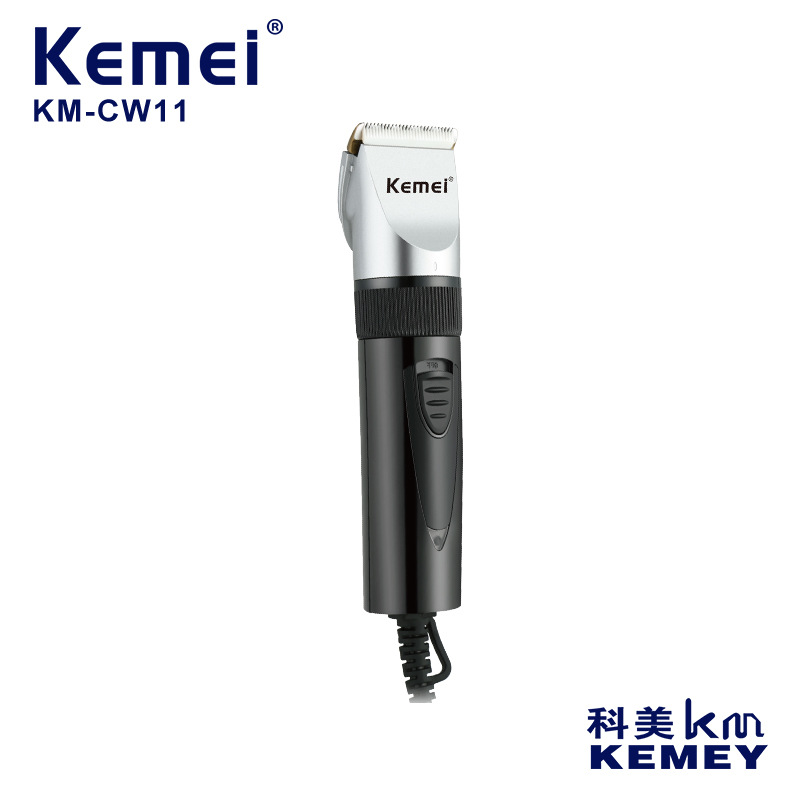 Cortadora de Pelo Eléctrica Kemei KM-CW11, Recortadora de Pelo para Mascotas, Afeitadora Profesional con Cuchilla de Cerámica Enchufable