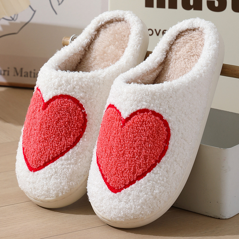 Women's Home Slippers Fashion Plush House Shoes For Valentine's Day - Picture 7 of 12
