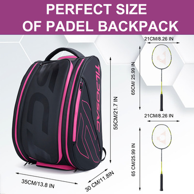 Amazon new pattern badminton capacity Backpack multi-function Tennis bag multi-function Pick Golf bag Explosive money
