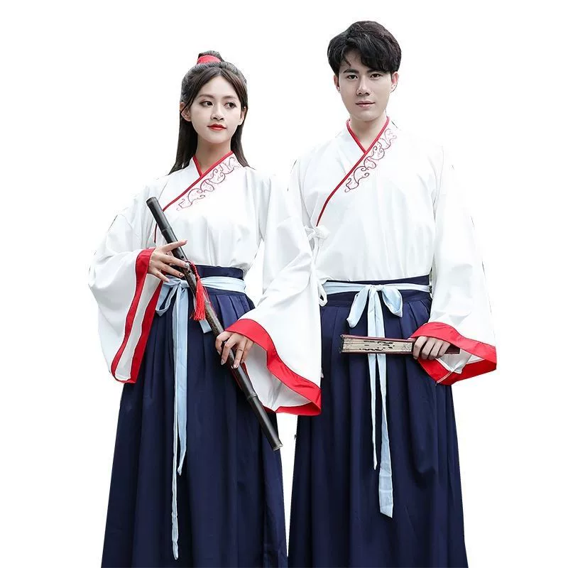 Genuine Hanfu for students, plus size, Chinese style