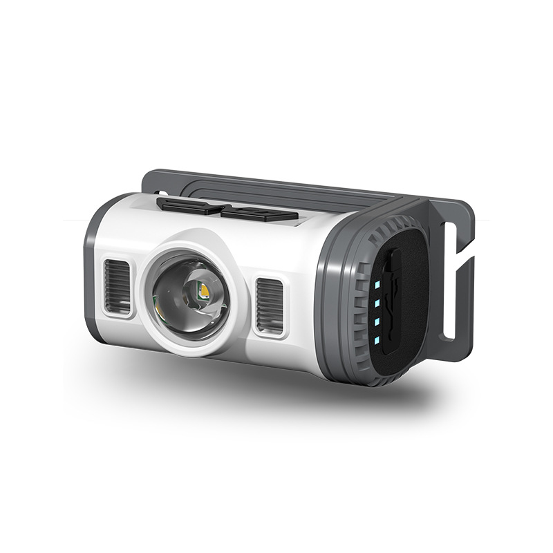 portátil al aire libre sombrero de pesca de noche larga duración carga de litio luz brillante superbrillante led cabeza inducción cabeza de luz