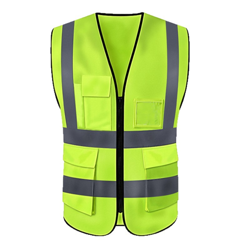 Chaleco reflectante Chaleco de seguridad Construcción de edificios Ropa reflectante Ropa de saneamiento Protección nocturna Sitio de construcción Chaleco reflectante Impresión