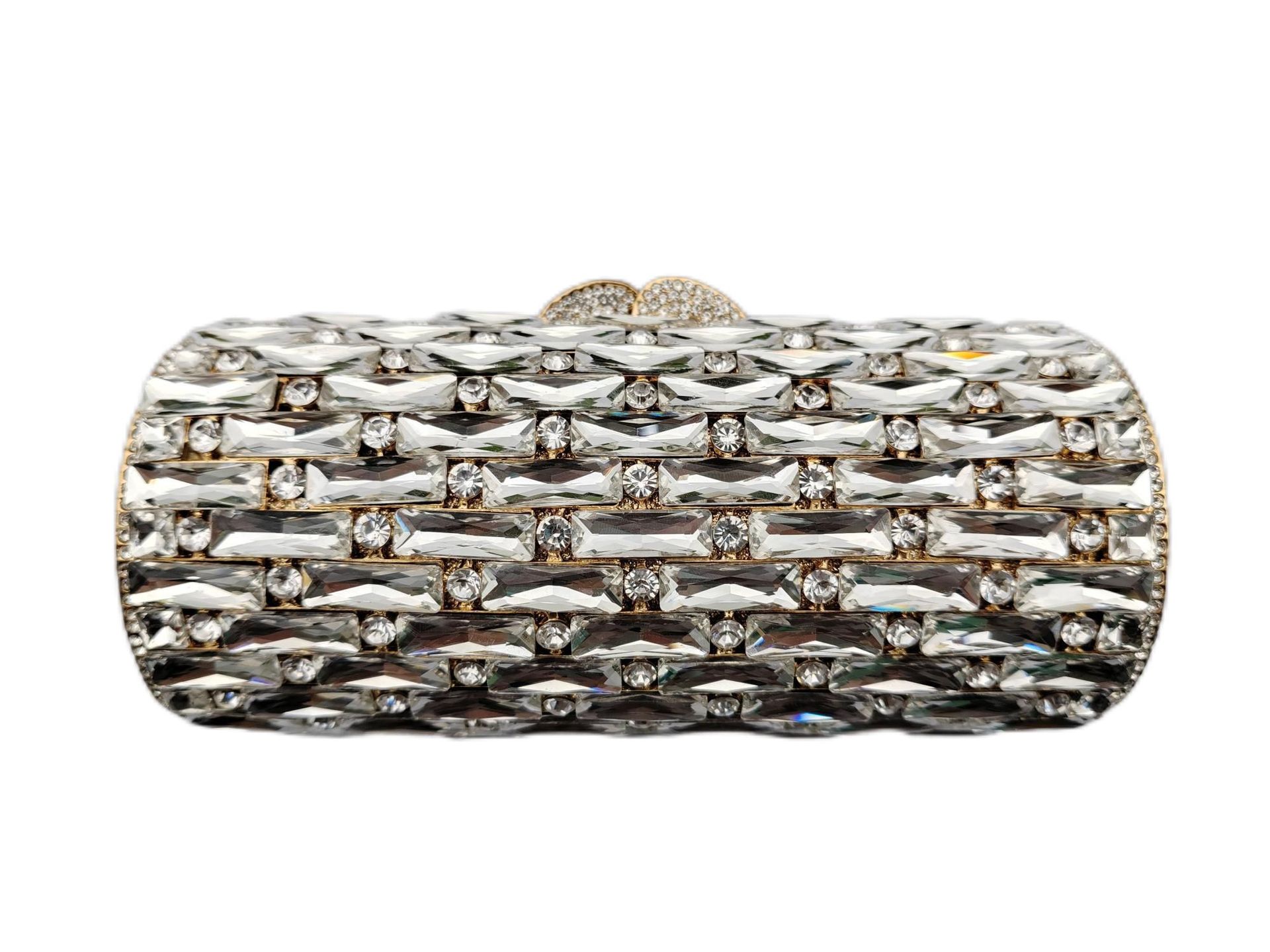 Nuevo hueco diamante caja dura bolsas de banquete bolsas de diamantes bolsas de diamantes de mano Bolsas de diamantes de diamantes