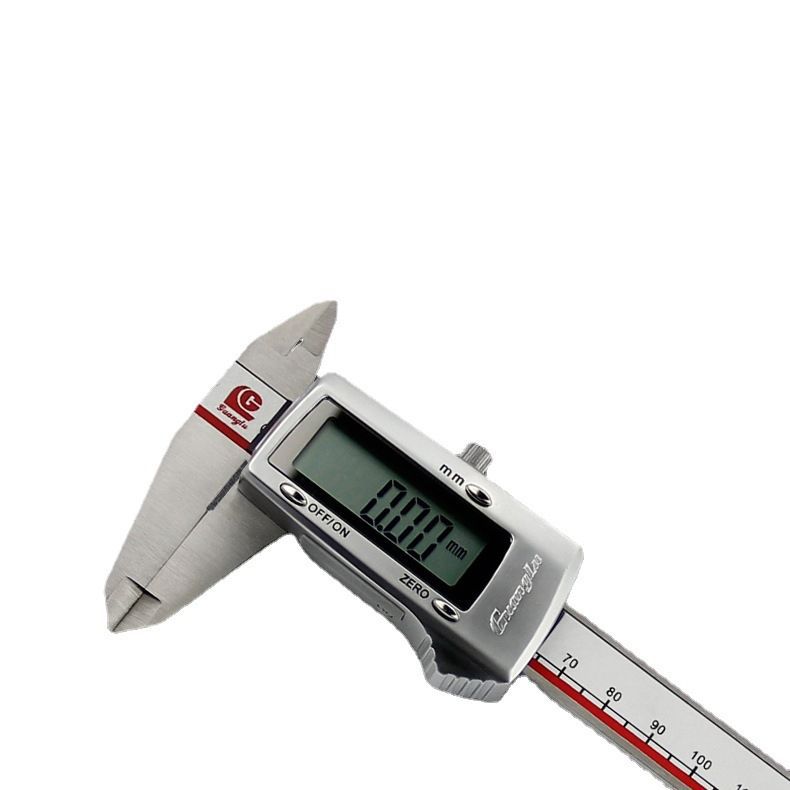 批发代理 桂林广陆 金属壳3V锂电数显卡尺0-150电子卡尺现货