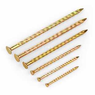 ✅ Floor Nails Twist Nails Anti-Loosening Thread Nails Keel Nails 1.5 Inches 2 Inches 2.5inch 3inch Woodworking Nails Iron