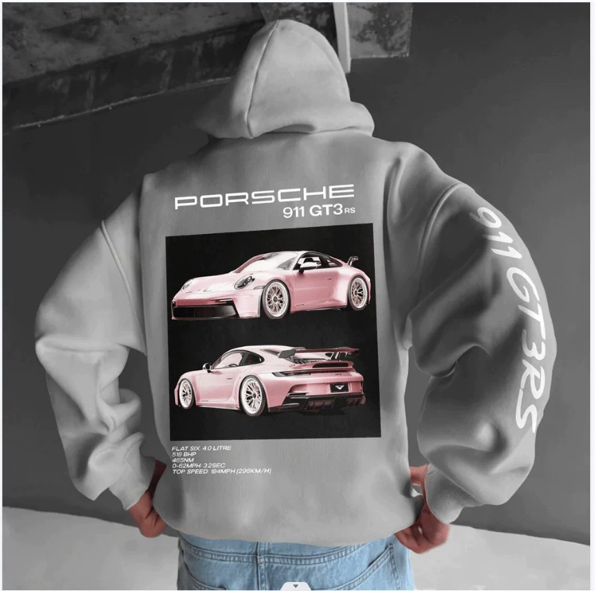 Худи с принтом, унисекс, изображение автомобиля — разные цвета, размеры XS–5XL