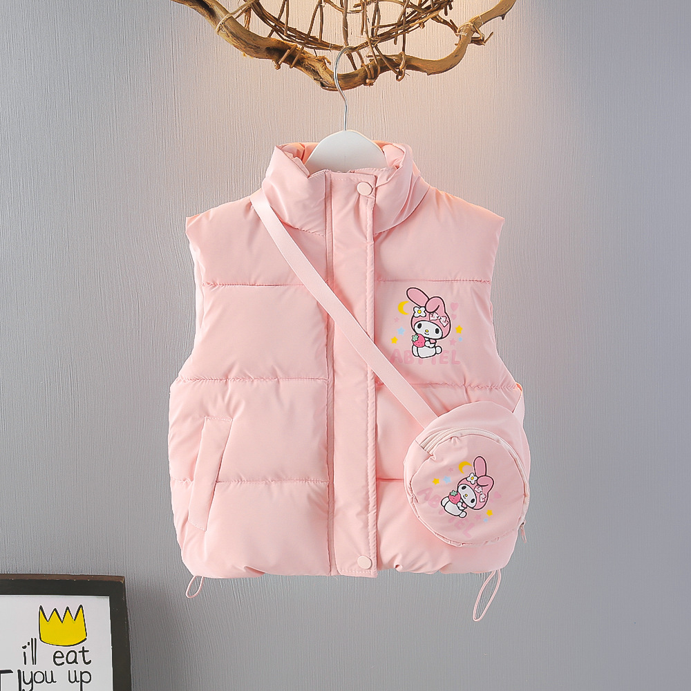Ropa para niños al por mayor de las niñas Chaleco de invierno abrigo nuevo ropa de invierno para niños coolomi abrigo cálido abrigo Outwear
