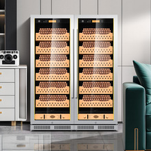 茄龍168CT1雪茄櫃變頻溫恆濕雪茄櫃不銹鋼雙門雪茄紅酒櫃