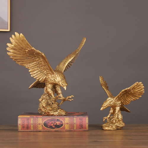 Dapeng spreading wings eagle ornaments home entrance study room company boss desk decoration ornaments opening gifts