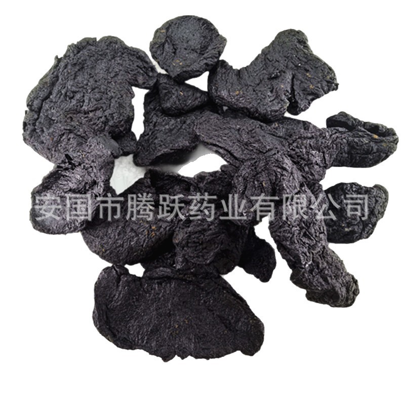 Prepared Rehmannia Root Slices Shu Di Huang 1kg Bag Henan Origin Dried Herb for Decoction and Soup quality and texture