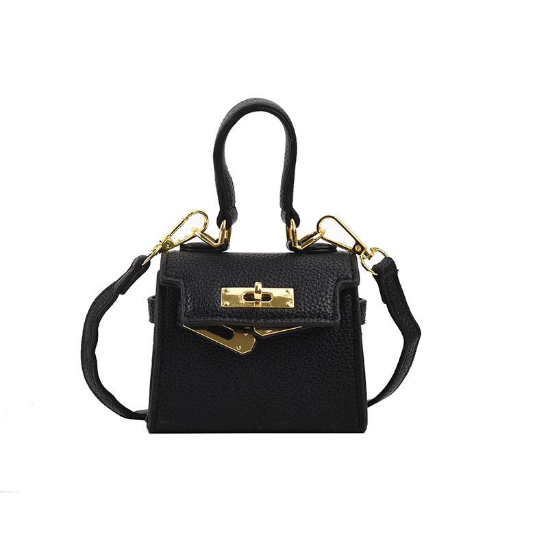 Mini bolso Kelly transfronterizo para niños, bolso de hombro tipo bandolera de un solo hombro con lápiz labial familiar de moda versión coreana de otoño 2023 para mujer