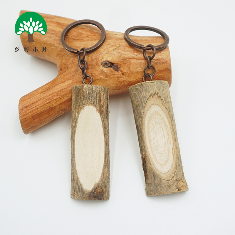 Keychain Pillow Moon Pendant Hanging Miscellaneous Wood Solid Special-shaped Wood Factory Direct Cross-border Export