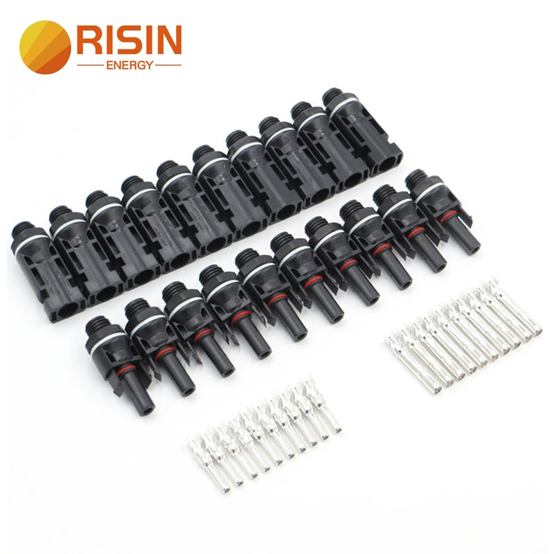 Hot solar panel installation connector M12 punch panel with nut waterproof connector