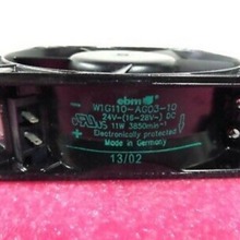 出售原装进口德国12038DC24V铁叶 风扇15W W1G110-AGO3-10