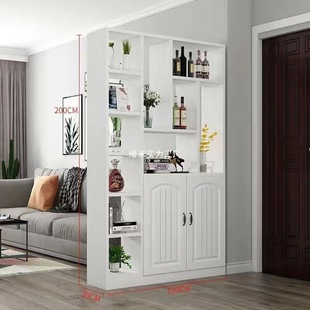 Door Entry Cabinet Wine Cabinet Partition Entrance Cabinet Screen Living Room Household Shoe Cabinet Rack Modern Simple Decoration Hall Cabinet