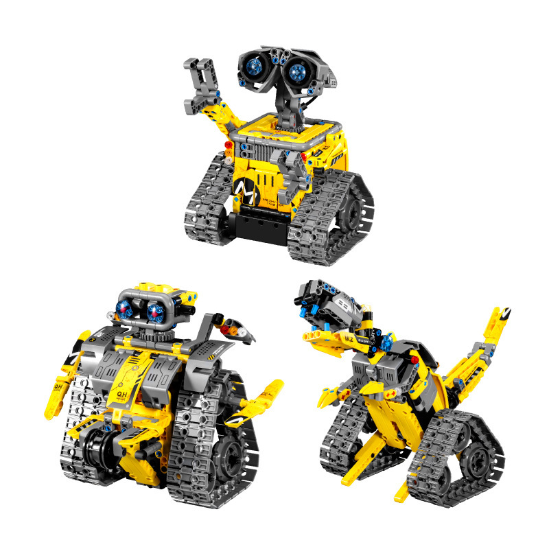 Compatible con la programación de la aplicación de bloques de Lego, robot de control remoto dual, juguete de ensamblaje de partículas pequeñas, Panlos Wanzhi 8039
