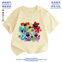 New Smiling Critters Game Time Clothes Children's Short-Sleeve T-Shirt Trendy Outfit