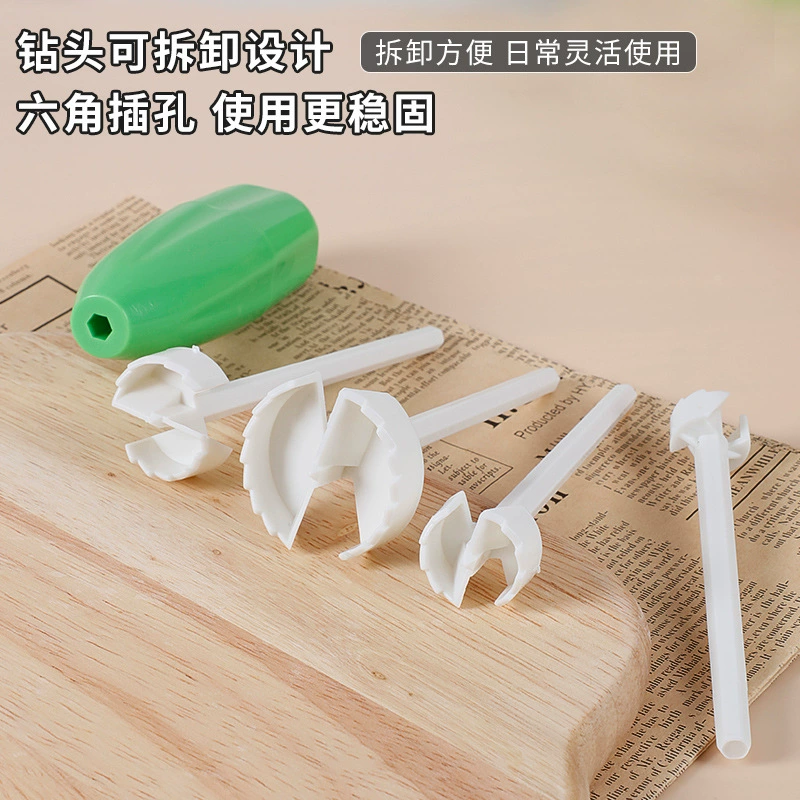 Набор для удаления сердцевины из фруктов из четырех предметов, многофункциональный инструмент для нарезки овощей, нож для удаления сердцевины, популярный инструмент для удаления сердцевины из фруктов от Amazon