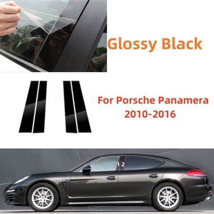 Porsche Panamera 10-18 qara mərkəzi sütun stikeri üçün uyğundur