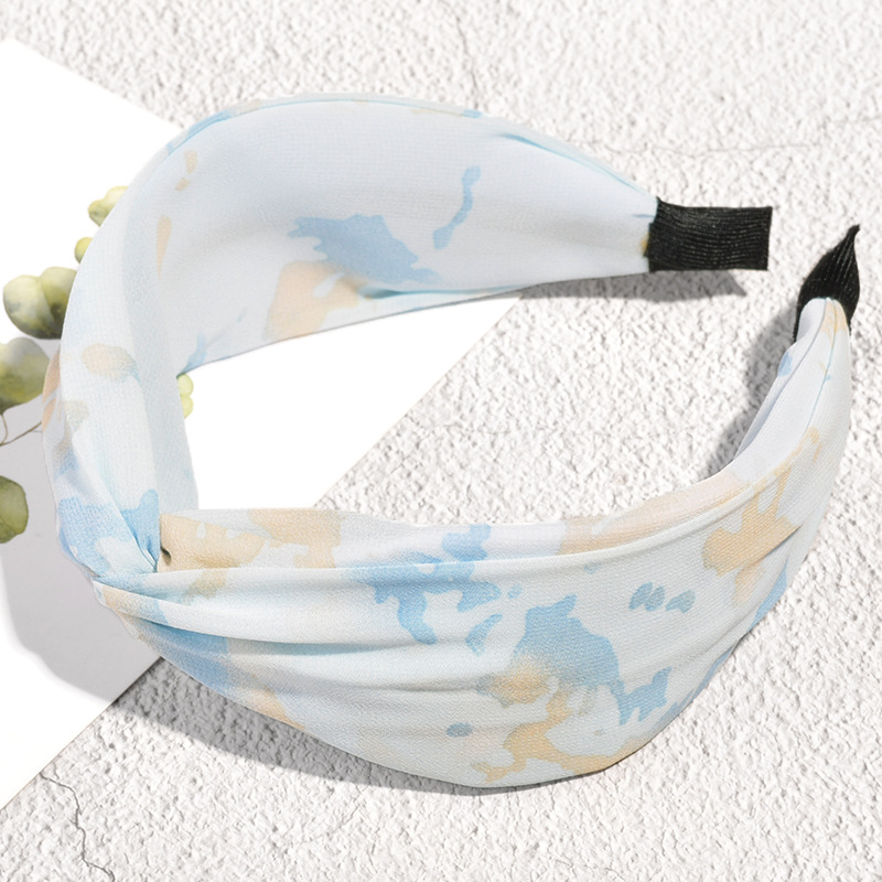 Korean Tie-dye Cloud Headband display picture 9