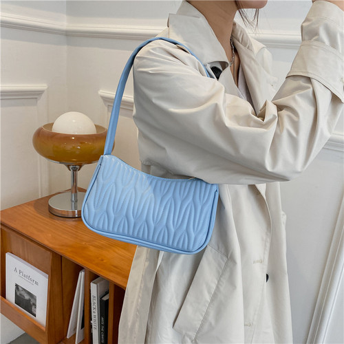 French Mini Bag Women  Autumn New Trendy Fashion Single Shoulder Small Square Bag Hand-held Casual Handbag
