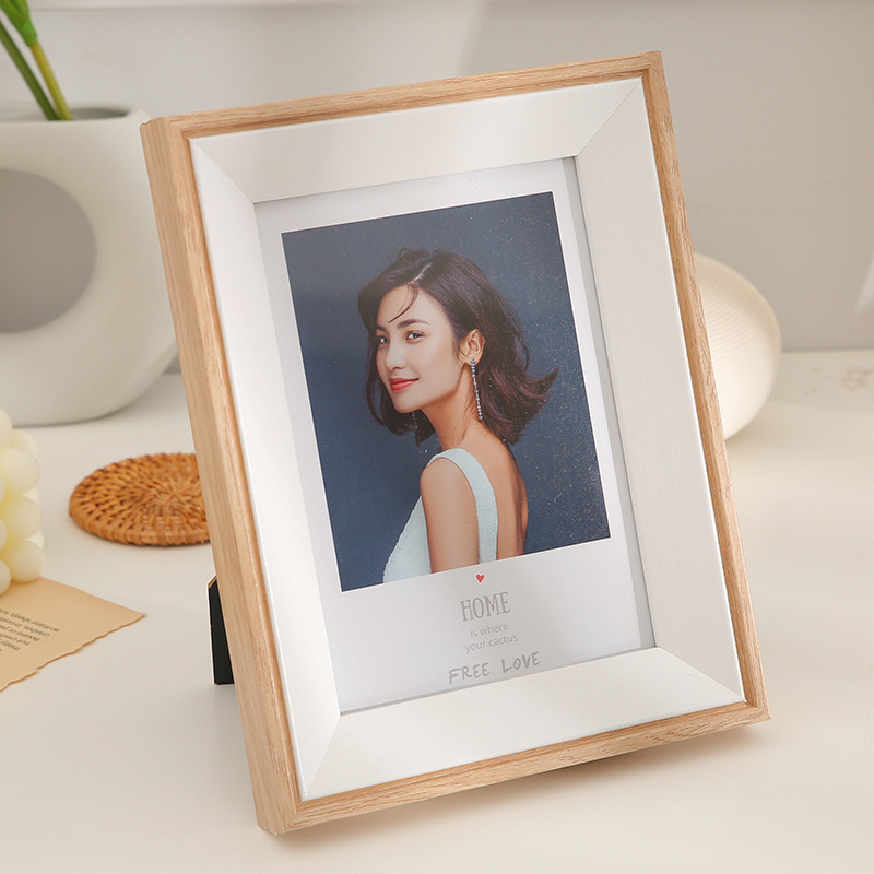 Combination Photo Frame Display Stand Wooden Photo Frame 8K Picture Frame 7810A4 Photo Frame Nordic Style Wedding Photo Frame