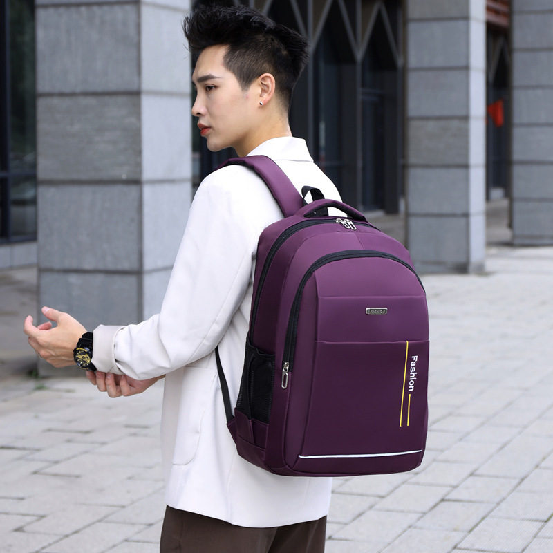 Mochila simple de moda 2023 otoño nueva moda casual estudiante mochila escolar para viajes mochila de gran capacidad