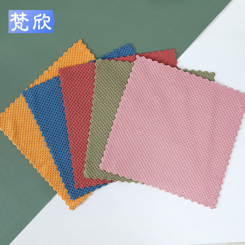 청소 타월 주방 행주 오일 프리 식기 세척포 흡수성 보풀없는 청소 쉬운 식기 세척타월 유리 청소 천