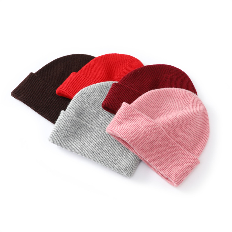 woolen keep warm fashionable knitted hat for men and women