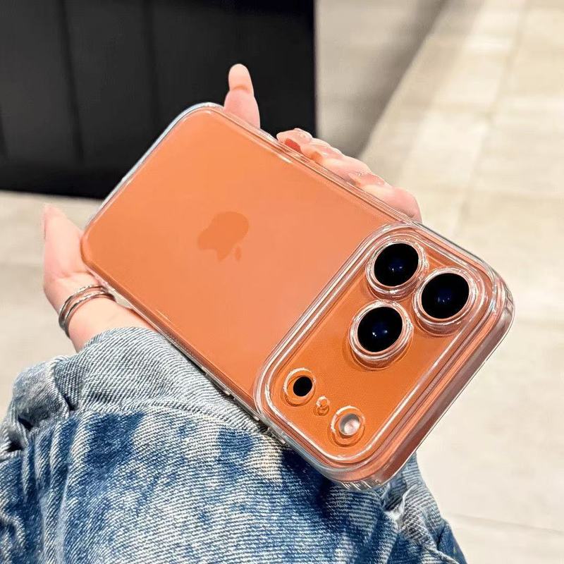 简约纯色适用苹果17promax手机壳防摔iphone16透明15欧美14全包13|undefined