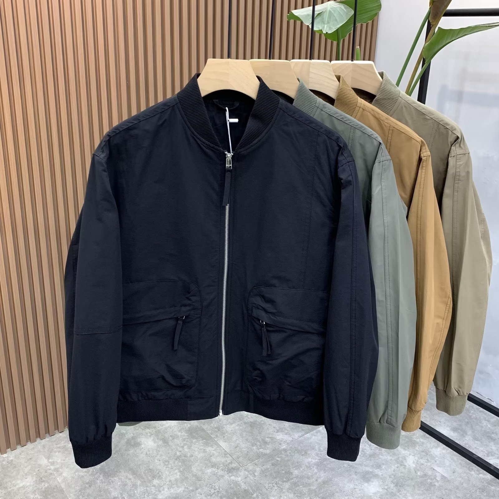 Men's Jacket Spring Autumn Waterproof Versatile Work Jacket_voghion.com