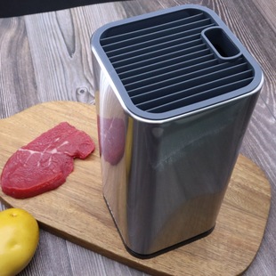 Manufacturer's New Direct Sales Creative Stainless Steel Knife Holder Practical Multi-Functional Kitchen Storage Rack Drop Shipping