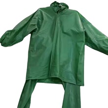 分体雨衣套装非一次性牛筋雨衣PVC套服钓鱼连体加厚套装工地农用