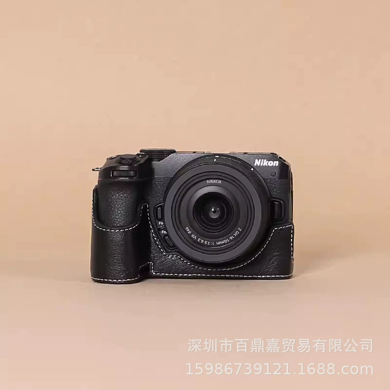 Защитный полукейс (для Nikon Z50 Z30) портативная сумка для камеры с ремешком на одну плечо, черный/зеленый/кофейный