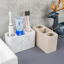 外贸跨境亚马逊树脂电动牙刷架 洗漱浴室牙膏牙刷座酒店家居用品