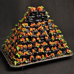 臭豆腐模型食品模具 菜品模型假模具臭豆腐模型擺攤