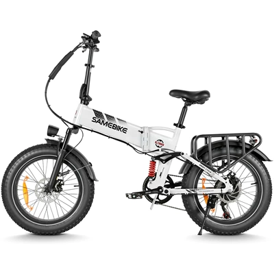 warehouse, available for one-piece drop shipping – Qatlanan elektrik velosipedlər - white