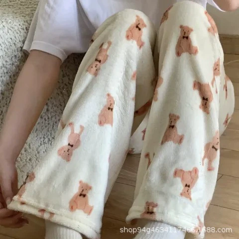 Зимние фланелевые утепляющие удобные брюки для отдыха