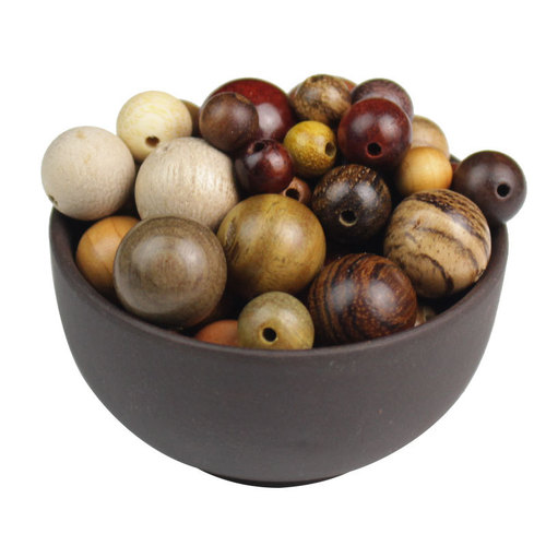 Manufacturer wholesale sandalwood beads bracelet loose beads DIY Buddha beads rosary bracelet necklace accessories 6-10MM punched