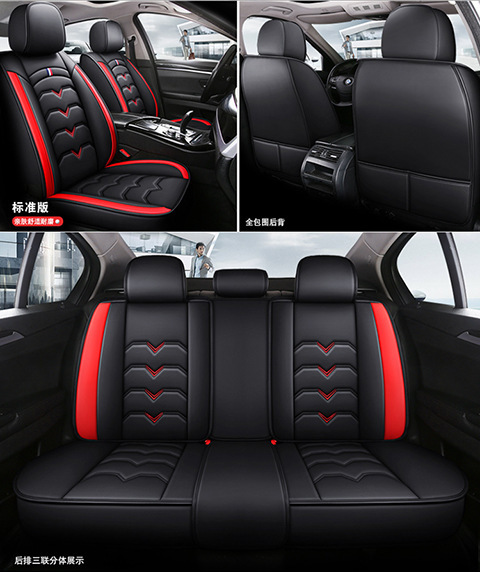 New Car Seat Cushions for All Seasons, Cross-Border Direct Supply, All-Inclusive Car Seat Covers, Foreign Trade Manufacturer, Pu Material Seat Covers